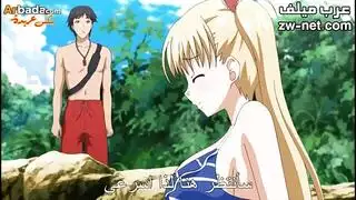 نبك انمي هنتاي على شاطء البحر